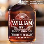 My Classic, My Love - Couple Personalized Custom Whiskey Bottle - Birthday, Anniversary Gift For Husband