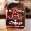 Cheers To The Best Partner In Time - Couple Personalized Custom Whiskey Bottle - Birthday, Anniversary Gift For Husband