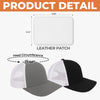 Papa Knows Best - Family Personalized Custom Leather Patch Mesh Cap - 4th Of July, Gift For Dad, Grandpa
