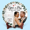 Custom Photo You And Me Always - Couple Personalized Custom Ceramic Plate - Gift For Husband Wife, Anniversary