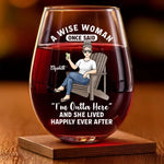Cheers To My Next Chapter - Coworker Personalized Custom Wine Glass - Appreciation, Retirement Gift For Coworkers, Work Friends, Colleagues