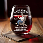 Cheers To My Next Chapter - Coworker Personalized Custom Wine Glass - Appreciation, Retirement Gift For Coworkers, Work Friends, Colleagues