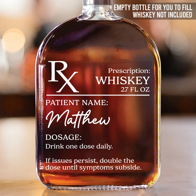 Refill As Often As Happiness Requires - Coworker Personalized Custom Whiskey Bottle - Gift For Coworkers, Work Friends, Colleagues, Family Members