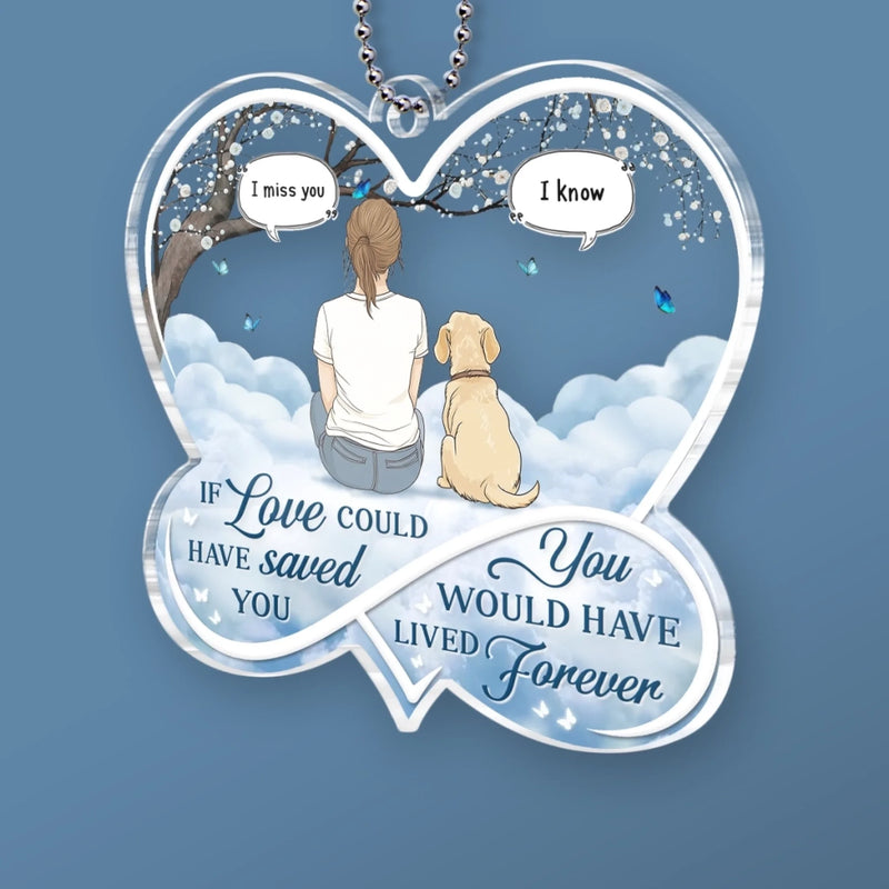 My Angel In Fur - Memorial Car Ornament - Sympathy Gift For Pet Owners, Pet Lovers