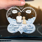 My Angel In Fur - Memorial Car Ornament - Sympathy Gift For Dog Lovers