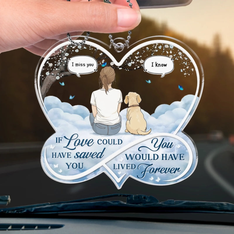 My Angel In Fur - Memorial Car Ornament - Sympathy Gift For Pet Owners, Pet Lovers