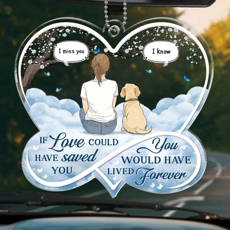 My Angel In Fur - Memorial Car Ornament - Sympathy Gift For Pet Owners, Pet Lovers