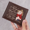 Better With You - Couple Personalized Custom Double-Sided Printed Leather Wallet - Gift For Husband Wife, Anniversary