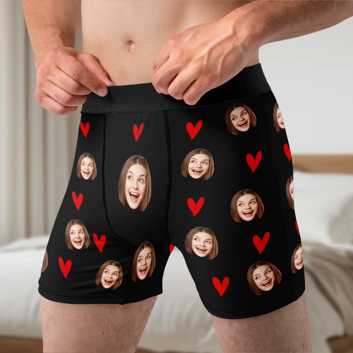 Custom Photo Reserved For My Babe Only - Couple Personalized Custom Bo