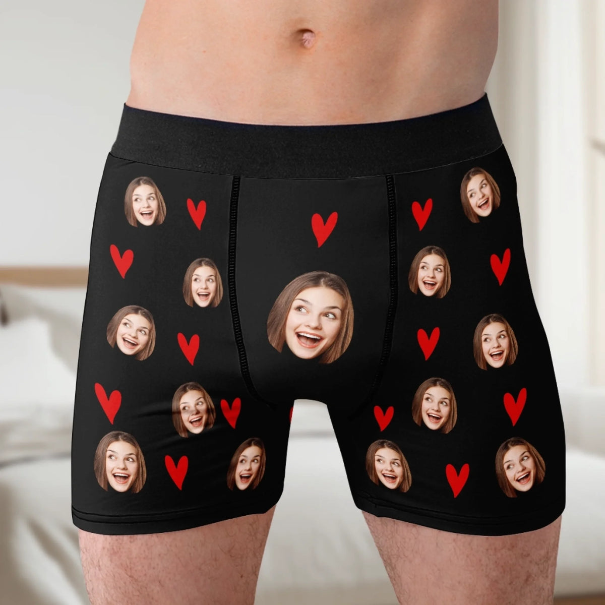 Custom Photo Reserved For My Babe Only - Couple Personalized Custom Bo