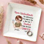 Chapter Closed, Legend Unlocked - Coworker Personalized Custom Jewelry Dish - Appreciation, Retirement Gift For Coworkers, Work Friends, Colleagues
