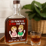 Partners In Crime - Bestie Personalized Custom Whiskey Bottle - Gift For Best Friends, BFF, Sisters