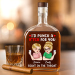 Partners In Crime - Bestie Personalized Custom Whiskey Bottle - Gift For Best Friends, BFF, Sisters