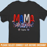 Proud Gigi Vibes - Family Personalized Custom Unisex T-shirt, Premium T-shirt, Hoodie - 4th Of July, Gift For Grandma, Mom