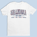 Best Nana Ever - Family Personalized Custom Unisex T-shirt, Premium T-shirt, Hoodie - 4th Of July, Gift For Grandma