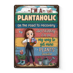 Planting Is Healing - Family Personalized Custom Home Decor Metal Sign - Gift For Gardeners