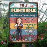 Planting Is Healing - Family Personalized Custom Home Decor Metal Sign - Gift For Gardeners