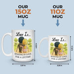 Mug - Personalized Anniversary Wedding Gifts For Husband, Wife, Couple - Growing Old Together, Couple Birthday Gifts for Him And Her