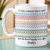 Custom Hidden Message Mug - Personalized Funny Gifts For Best Friends, Family, Coworker, Work Bestie - Slay The Day