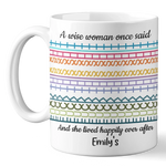 Custom Hidden Message Mug - Personalized Funny Gifts For Best Friends, Family, Coworker, Work Bestie - Slay The Day