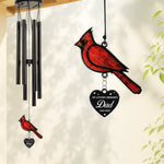 Wind Chime With Acrylic Charms - Personalized Memorial Sympathy Gifts For Dad - In Loving Memory, Sympathy Gifts for Loss Of Loved One