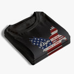 Unisex T-shirt, Premium T-shirt, Hoodie - Personalized 4th Of July Gifts For Dad, Grandpa - Let Freedom Fly High