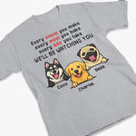 Unisex T-shirt, Premium T-shirt, Hoodie - Personalized Birthday Gifts For Dog Lovers, Dad, Mom - I'll Be Watching You
