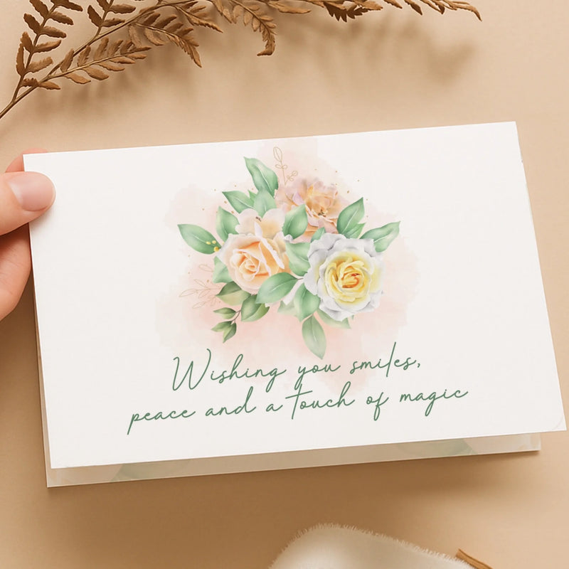 Greeting Card - Wishing You Smiles, New Arrival
