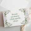 Greeting Card - A Little Sparkle, New Arrival