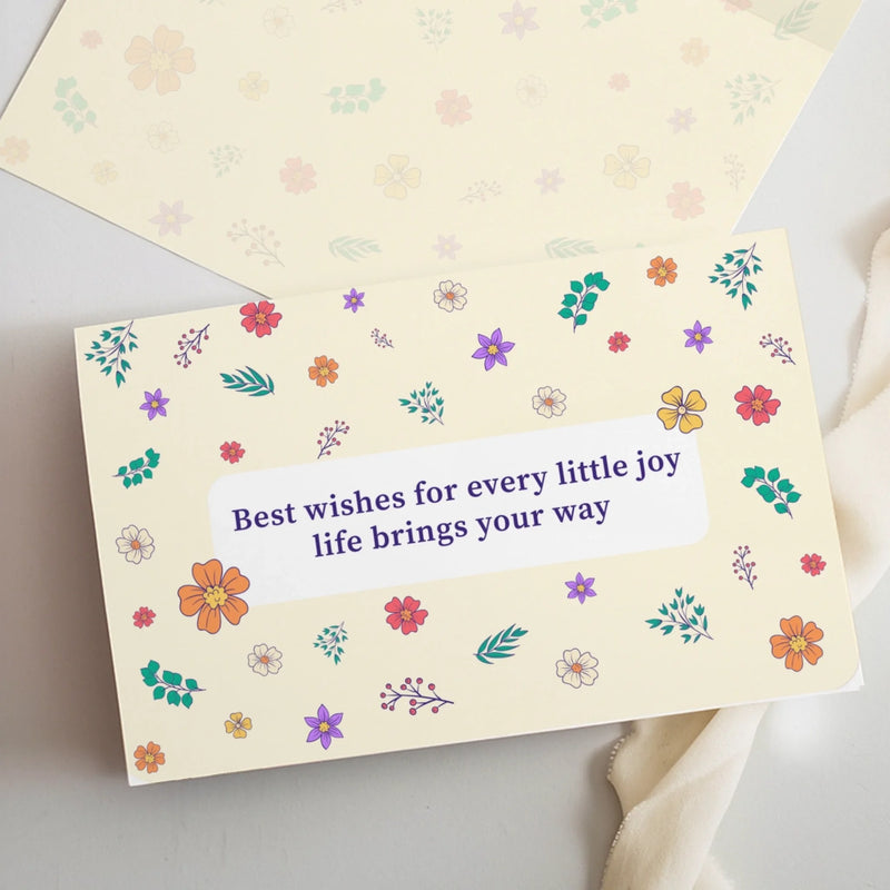 Greeting Card - Every Little Joy In Life, New Arrival