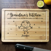 Happiness Is Homemade - Family Personalized Custom Engraved Wooden Cutting Board - Mother's Day, Gift For Mom, Grandma