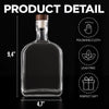 Custom Whiskey Bottle - Personalized Birthday Gifts For Dog Lovers, Dog Dad And Mom - More Wag, Less Drag, More Dad