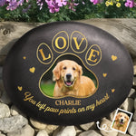 Custom Photo Printed Rock - Personalized Pet Memorial Gifts For Dog Lovers - Forever In Our Hearts