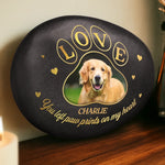 Custom Photo Printed Rock - Personalized Pet Memorial Gifts For Dog Lovers - Forever In Our Hearts