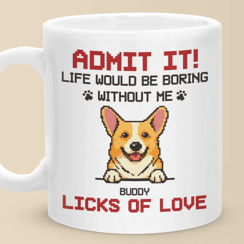 Custom Mug - Personalized Birthday Gifts For Dog Lovers, Dog Dad And Mom - Best Drinking Buddies