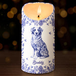 Custom LED Candle - Personalized Birthday Gifts For Dog Lovers, Dog Dad, Dog Mom - Your Furry Friend Shines