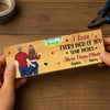 Custom Wooden Bottle Opener With Built-in Spirit Level - Personalized Anniversary Wedding Gifts For Husband And Wife, Him And Her - You And Me, Always