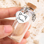 Custom Pet Fur Keepsake Jar - Personalized Pet Memorial Sympathy Gifts For Dogs, Cats - Gone But Not Forgotten