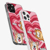 Custom 3D Inflated Effect Printed Clear Phone Case - Personalized Birthday Gifts For Dog Cat Lovers, Dog Dad And Mom, Cat Owners - Cute Pets, Happy Hearts