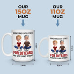 Custom Mug - Personalized Anniversary Wedding Gifts For Husband And Wife, Him And Her - Still Tolerating Each Other