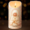 Custom 3D Inflated Effect Printed LED Candle - Personalized Christian Gifts For Women, Men, All Believers, Jesus Lovers - Light Of Faith And Hope