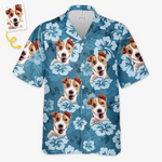 Custom Pet Photo Tropical Dog Gifts for Dog Lovers - Personalized Hawaiian Shirt