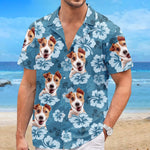 Custom Pet Photo Tropical Dog Gifts for Dog Lovers - Personalized Hawaiian Shirt