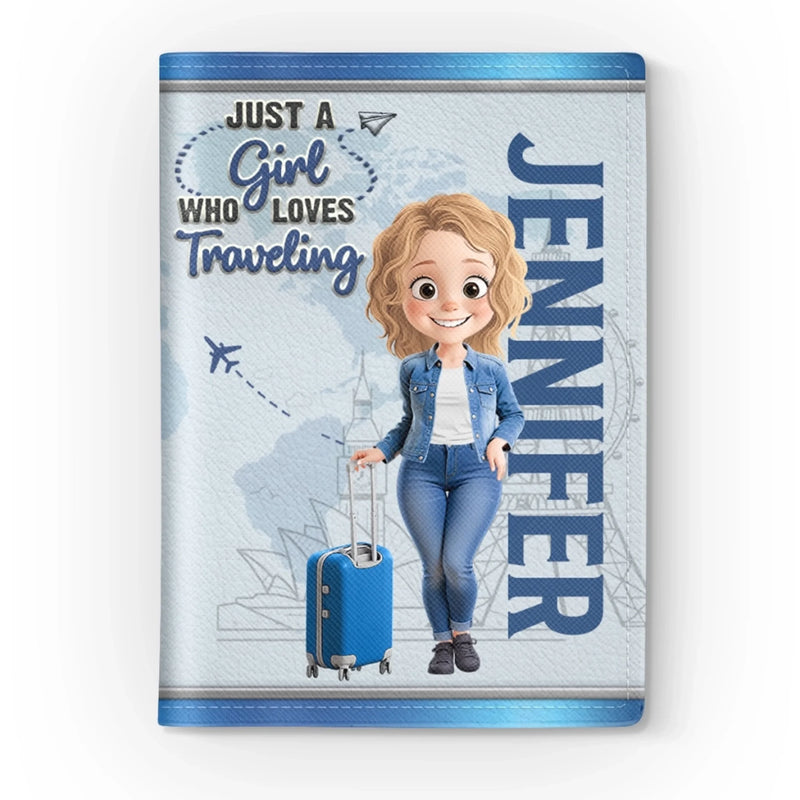 Custom Passport Cover, Passport Holder - Personalized Summer Vacation And Travel Gifts For Women, Men - Catch Flights, Not Feelings