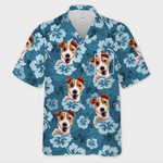 Custom Pet Photo Tropical Dog Gifts for Dog Lovers - Personalized Hawaiian Shirt
