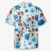 Custom Photo Unisex Tropical Hawaiian Aloha Shirt - Personalized Summer Vacation And Travel Gifts For Dog Cat Lovers, Dog Dad And Mom, Cat Owners - Beach Bum With My Pup