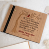 Custom Wooden Scrapbook - Personalized Memorial Sympathy Gifts For Loss Of Mom, Dad - Miss You Every Day