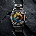 Custom Men's Watch - Personalized Funny Gift For Friend, Coworker, Family Member - Whatever Time It Is