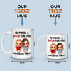 Custom Mug - Personalized Best Friend Birthday Gifts For Women - Besties With Attitude