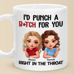 Custom Mug - Personalized Best Friend Birthday Gifts For Women - Besties With Attitude